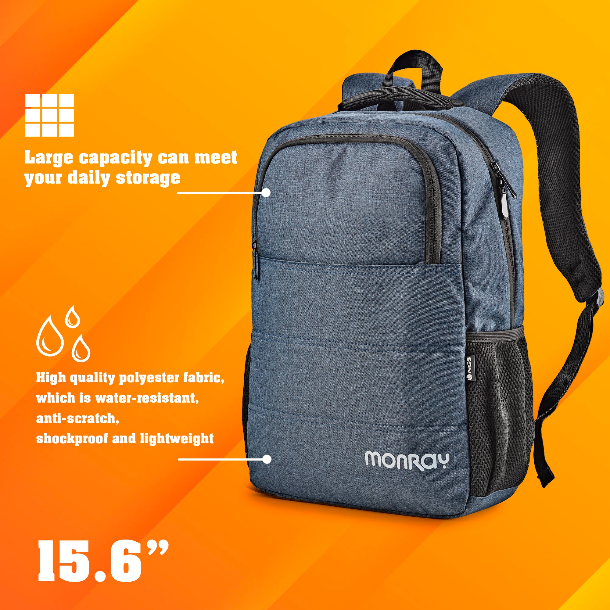 Sac à Dos Ordinateur Portable NGS Monray Charter 15,6 Sac à Dos Ordinateur Portable NGS Monray Charter 15,6